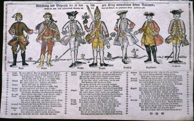 Copy and Discussion of the Nations Currently at War by German School